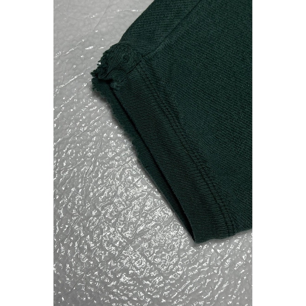 Vintage 90s Bonjour Tradition 22/24 Sweatshirt Plaid Distressed Green No Stretch - Picture 14 of 15